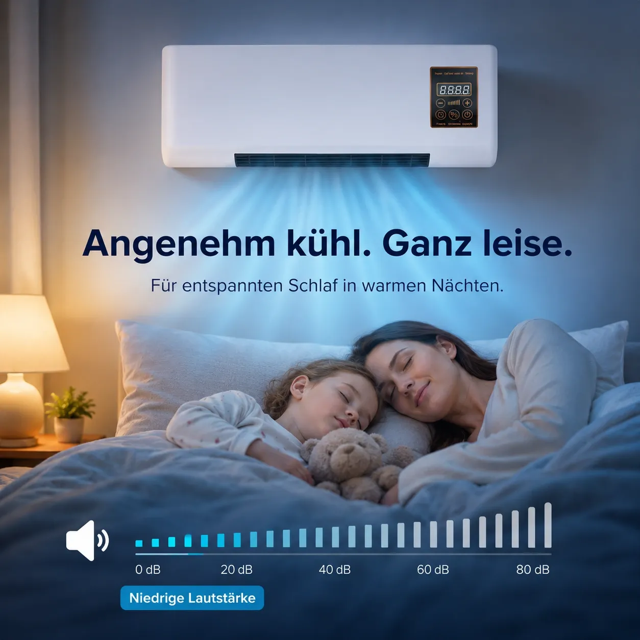 Vital Pro Breeze leiser Betrieb im Schlafzimmer